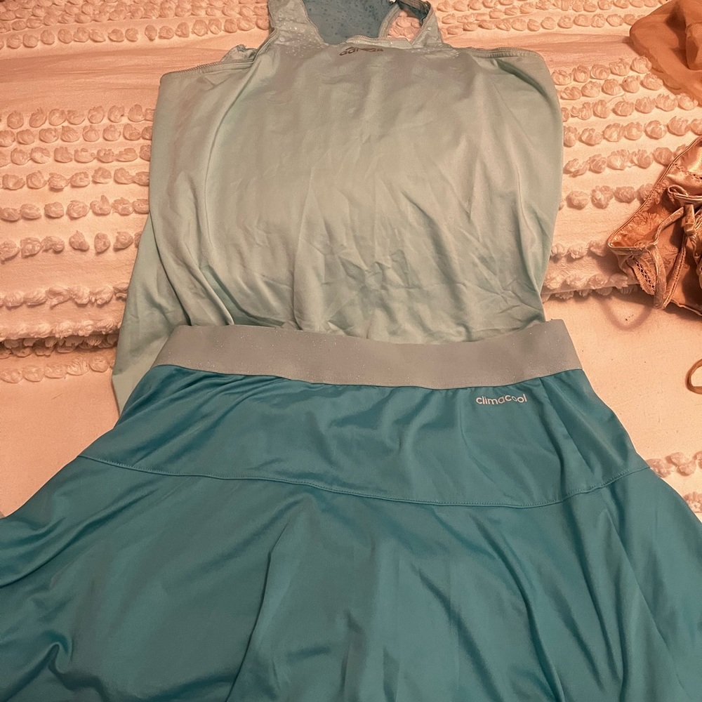 Tennis skirt with matching tank